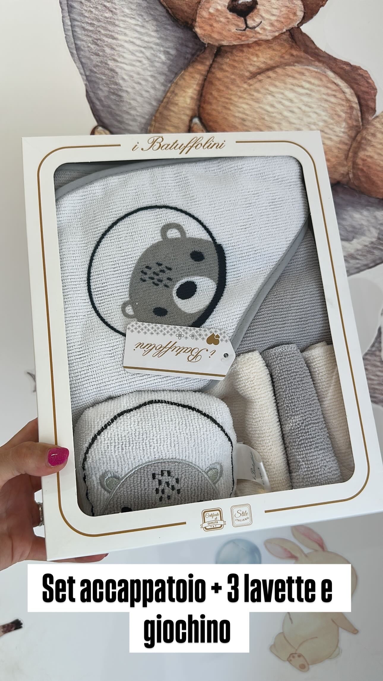 Set regalo accappatoio