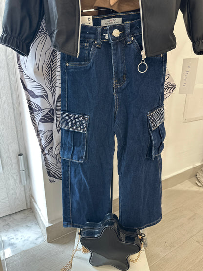 Jeans Cargo Brillanti