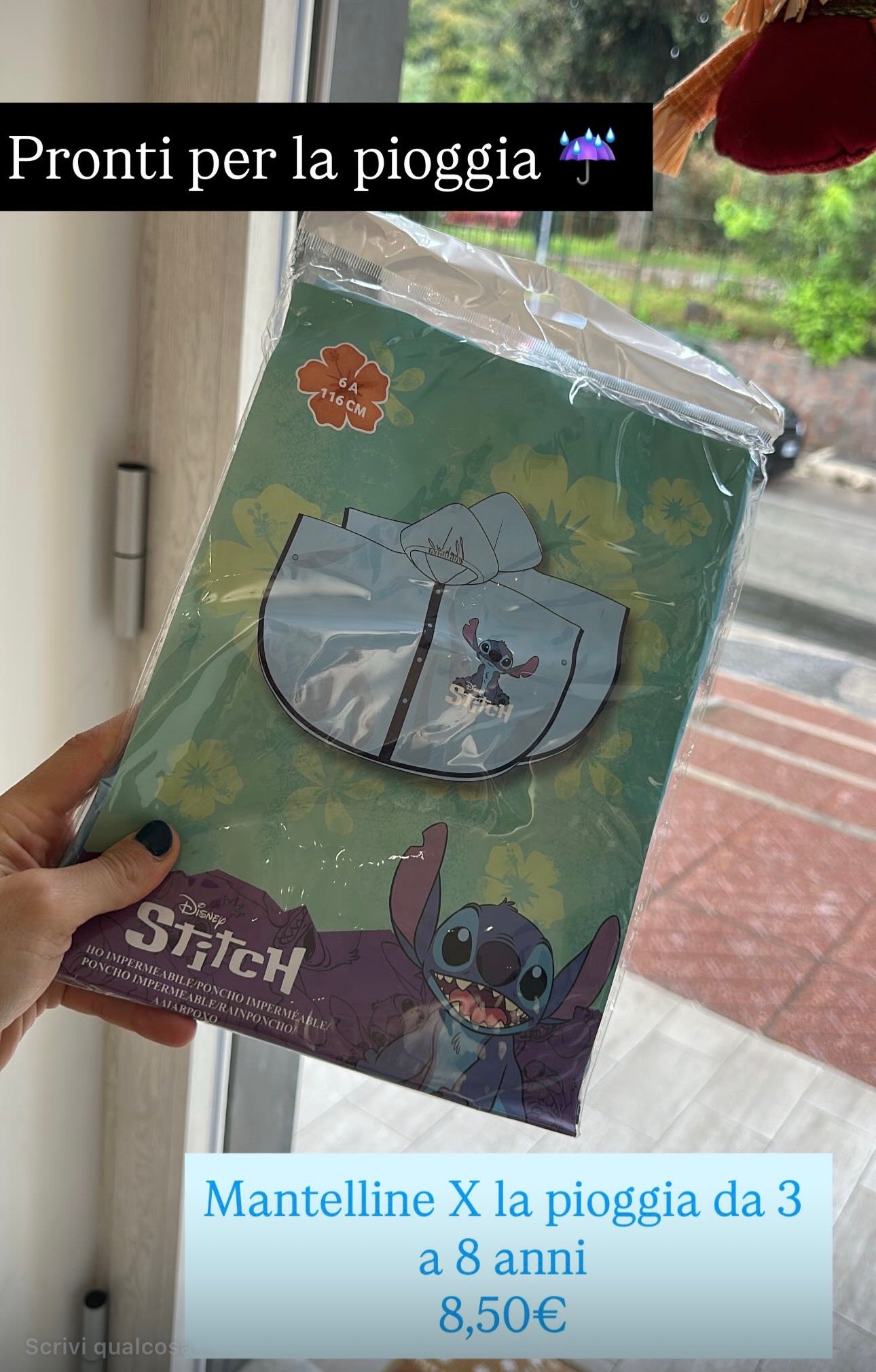 Mantellina pioggia stich